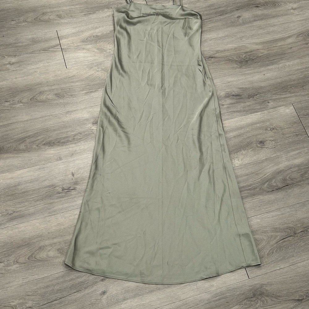 Abercrombie & Fitch Light Green Maxi Dress